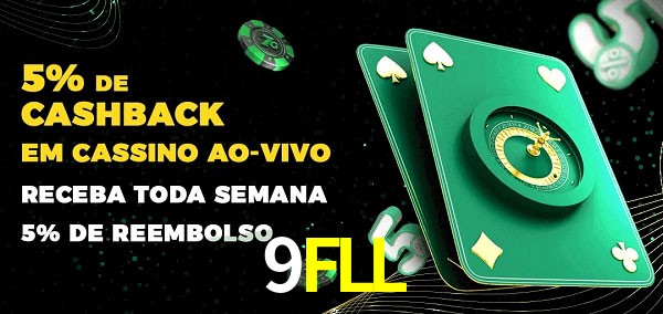 Promoções do cassino ao Vivo 9FLL
